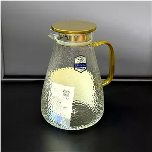 پارچ پیرکس DELI | پارچ شیشه‌ای مقاوم مناسب سرو آب، چای و نوشیدنی