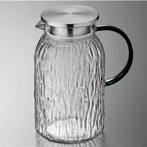 پارچ  پيركس دسته سبز درب استيل