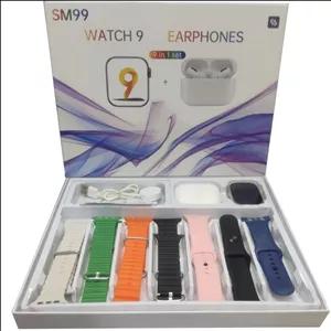 ساعت هوشمند اپل مدل SM99 با ۷ بند و ایرپاد پرو