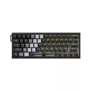  کیبورد گیمینگ ایجز مدلAJAZZ ALUX60 Wireless Magnetic SW Gray Gradient Transparent