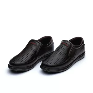 کفش مردانه مدیکال تابستانی چرم طبیعی (رنگ قهوه ای)