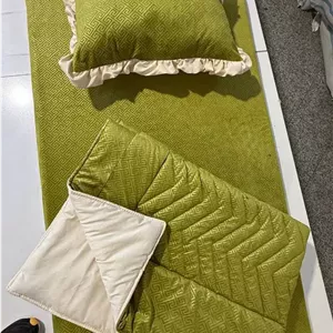 سرویس خواب مهمان طرح ورساچه رنگ سبز دو رو
