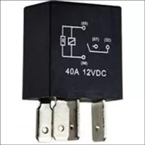 رله ٤ فيش مشكي ٦٠ آمپر ١٢ ولت برند ایران کاربراتور