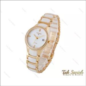 ساعت سیتیزن VIP زنانه سرامیکی سفید طلایی Citizen-4010-L