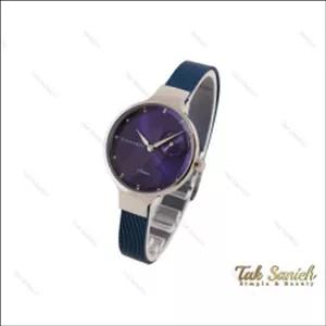 ساعت زنانه رومانسون بند حصیری سیلور سرمه ای Romanson-3784-L