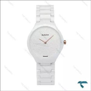 ساعت رادو زنانه سفید سرامیکی صفحه اکلیلی Rado-6538-L