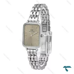 ساعت زنانه دنیل ولینگتون مستطیلی سیلور صفحه طوسی DW-8023-L