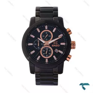 ساعت انزو EC-2164BRG مردانه کرنوگراف مشکی Enzo-8112-G