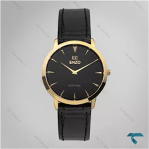 ساعت Enzo انزو EC-1702GBL زنانه طلایی بند چرم Enzo-8107-L