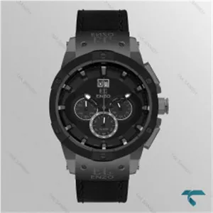 ساعت انزو EC-2518LKG مردانه کرنوگراف بندچرم Enzo-8300-G