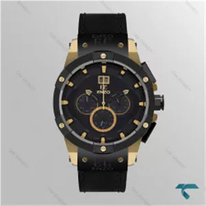 ساعت انزو مردانه EC-2518LTG کرنوگراف طلایی مشکی Enzo-8301-G