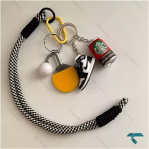 آویز کیف زنانه طرح استار باکس Charm-8419-L