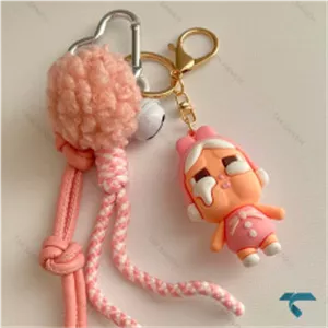 آویز کیف کرای بیبی صورتیCryBaby-8440-L