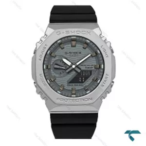 ساعت جیشاک GM-2100 مردانه سیلور صفحه طوسی GShock-8717-G