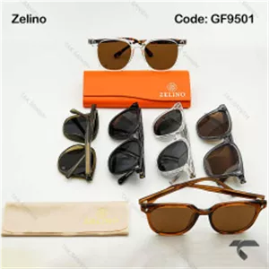 عینک دودی زلینو GF9501 زنانه مردانه یو وی 400 پلاریزه Zelino-9827-U