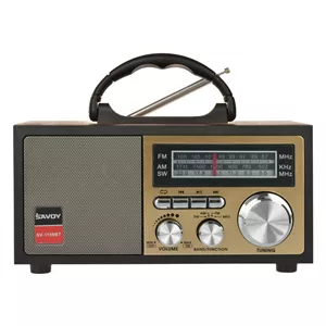 رادیو ساووی مدل SV-1150BT بلوتوثی قابل شارژ