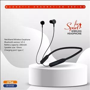 هندزفری بلوتوثی کربی مدل CR-B103 مشکی گارانتی 12 ماهه تکنوپاز