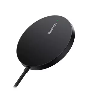 شارژر بی سیم 15 وات باسئوس Baseus Simple Mini3 Magnetic Wireless Charger CCJJ040001 با گارانتی 24 ماهه شرکتی
