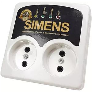 محافظ برق 2 خانه زیمنس ( SIMENS ) دوشاخه دار 10 آمپر مدل مربع