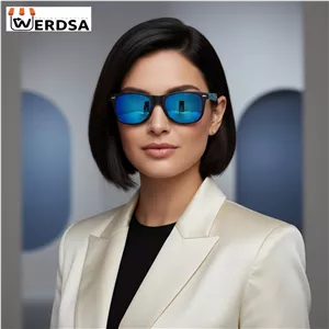 عینک زنانه طرح هاوایی مدل 1003 silver لاکچری