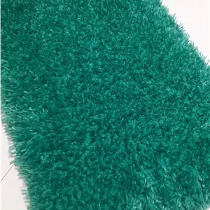 فرش فانتزی شگی فلوکاتی زمینه سبز