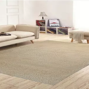 فرش فانتزی شگی فلوکاتی زمینه کرم
