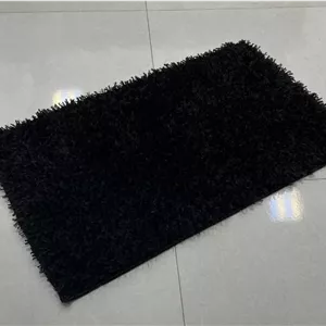فرش فانتزی شگی فلوکاتی زمینه مشکی