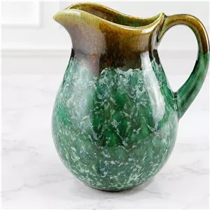 پارچ سرامیکی زمردی