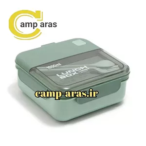 ظرف غذا لانچ باکس 1000 میلی لیتر LUNCH BOX با چنگال و قاشق