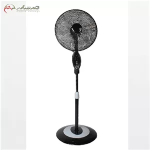 پنکه پایه بلند با صفحه دیجیتالی قابل نصب روی دیوار و زمین در دو رنگ سفید و مشکی با گارانتی
