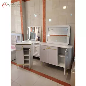 سرویس آینه کنسول و جاکفشی چوبی مدل هلیا