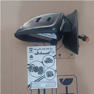 آینه جانبی برقی سمت چپ با فولدینگ اتوماتیک با راهنما دنا پلاس ایساکو