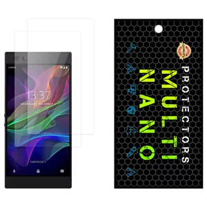 محافظ صفحه نمایش مولتی نانو مدل X-S2N مناسب برای گوشی موبایل ریزر Phone بسته دو عددی