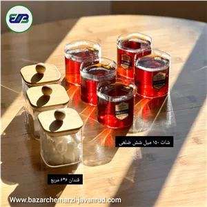 فنجان پیرکس شش ضلعی 150میل دلی | DELI