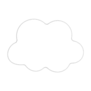 چراغ خواب کودک طرح ابر CHT001 | مونیموکالا