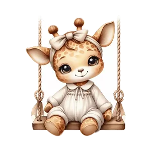 چراغ خواب کودک طرح زرافه LU037 | مونیموکالا