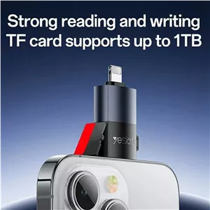 رم ریدر لایتنینگ آیفون Yesido مدل GS38