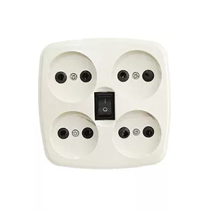 رابط برق دیواری سیگنال 4 پورت کد 1636