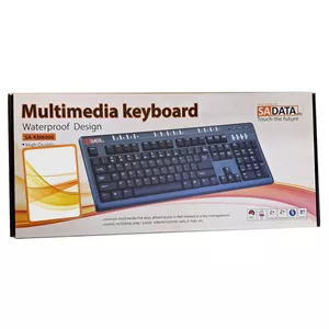 کیبورد باسیم سادیتا مدل KM-6000 ا KM-6000 Wired Keyboard کد 2420