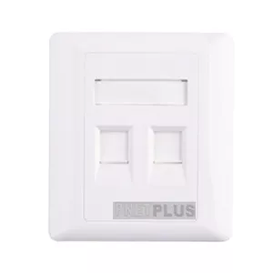 پریز روکار شبکه دو پورت پی نت پلاس کد 2492