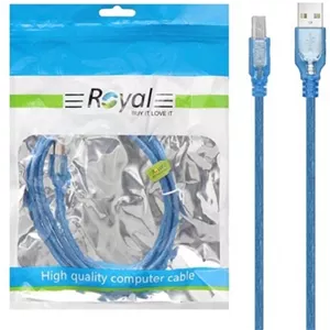 کابل پرینتر رویال 30 سانتی متری کد 6656