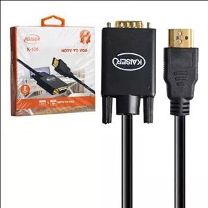 کابل HDMI TO VGA برند KAISER مدل K626 (1.8 متری) کد 7869