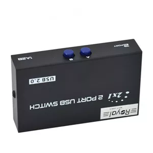 سوییچ پرینتر رویال Royal 1A2B USB Switch 2Port کد 9033