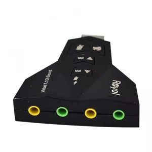 کارت صدای 7.1 کاناله USB اکسترنال رویال (Royal) مدل RS-702 کد 2954