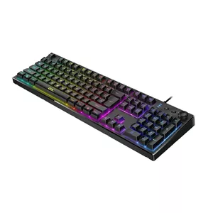 کیبورد سیمی گیمینگ حرفه‌ای با LED RGB Scorpion K7 Plus AI کد 9483