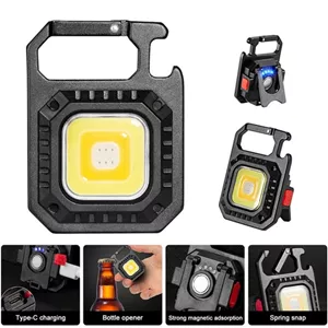 چراغ تاکتیکال کمپینگ مدل COB Rechargeable Keychain Light W5130