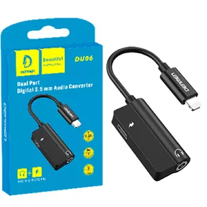 تبدیل Jack 3.5m & Lightning به Lightning دنمن Denmen DU06