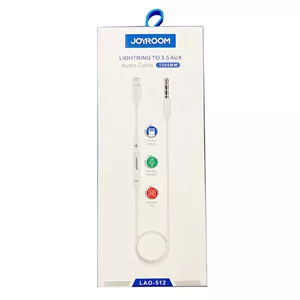 تبدیل Lightning به Jack 3.5m جوی روم Joyroom Lao-512