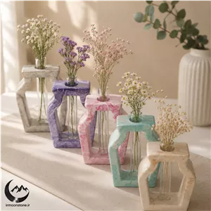 گلجا کوزه ای کوچک ، گلدان سنگی