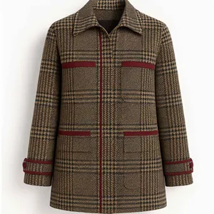 مانتو زنانه ماهور | پارچه مخمل کبریتی و پشمی - سایز: سایز 1